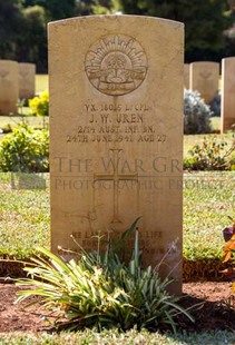 BEIRUT WAR CEMETERY - UREN, JAMES WILLIAM